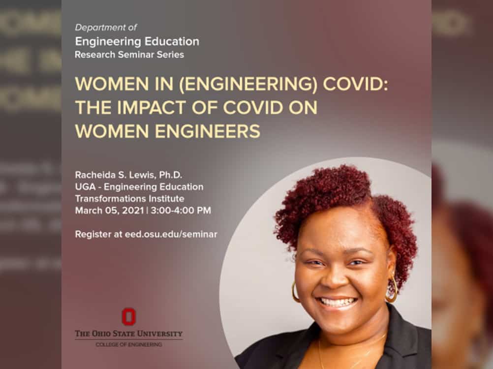 Seminar Series | Women in (Engineering) COVID: The Impact of COVID on Women Engineers