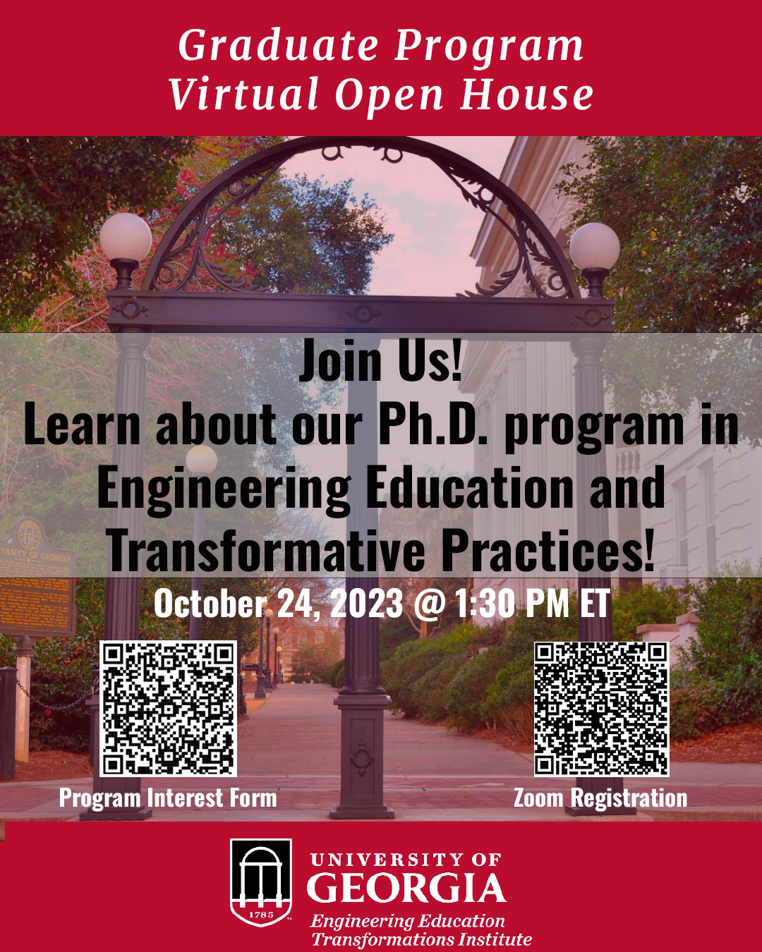 Join EETI for our Ph.D. program virtual open house on October 24!